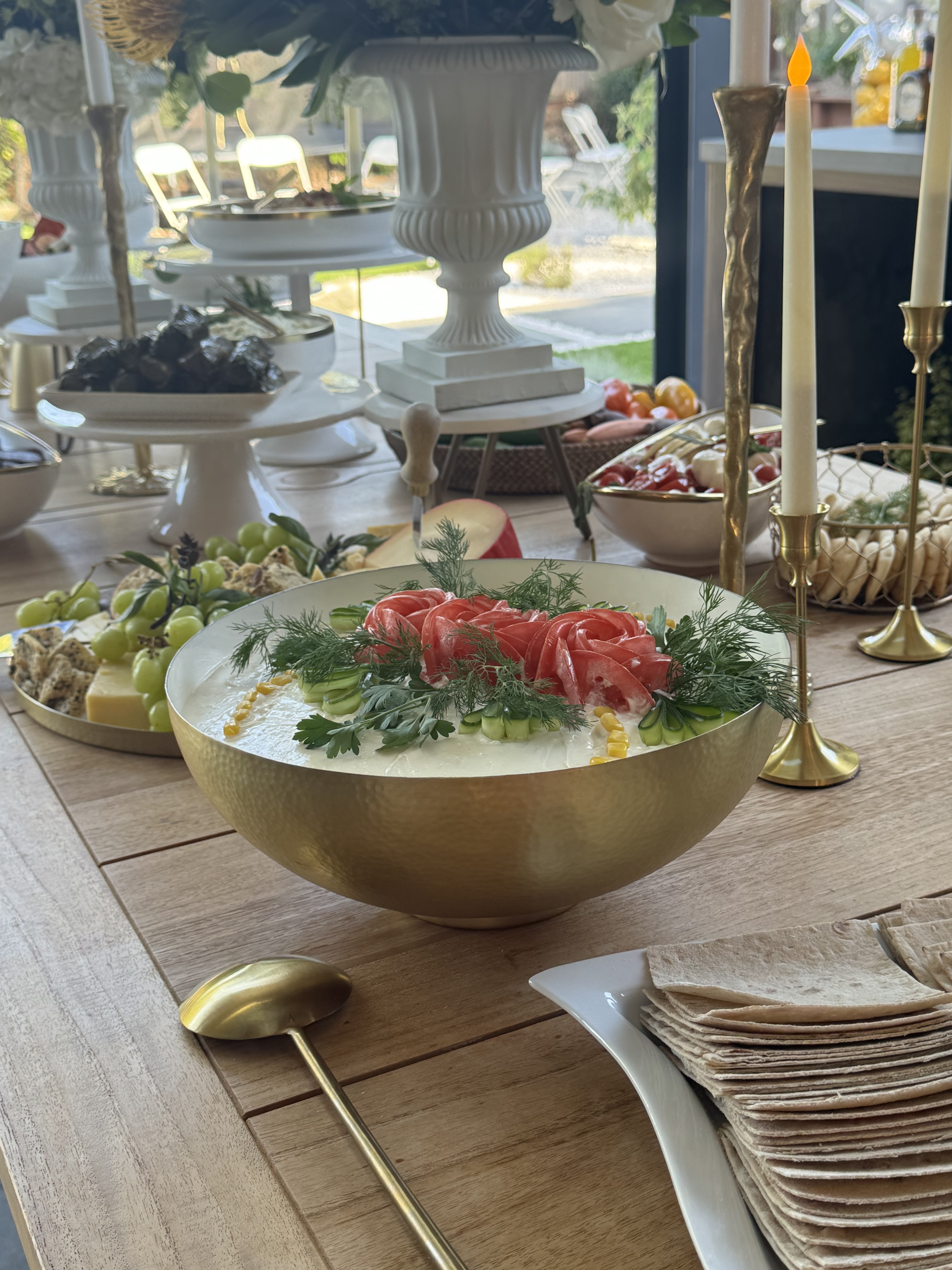 Saffron-infused pastries